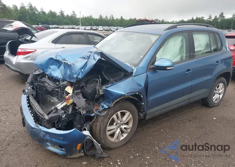 2017 Volkswagen Tiguan 2.0T S from USA, damaged, VIN WVGBV7AX2HW513009